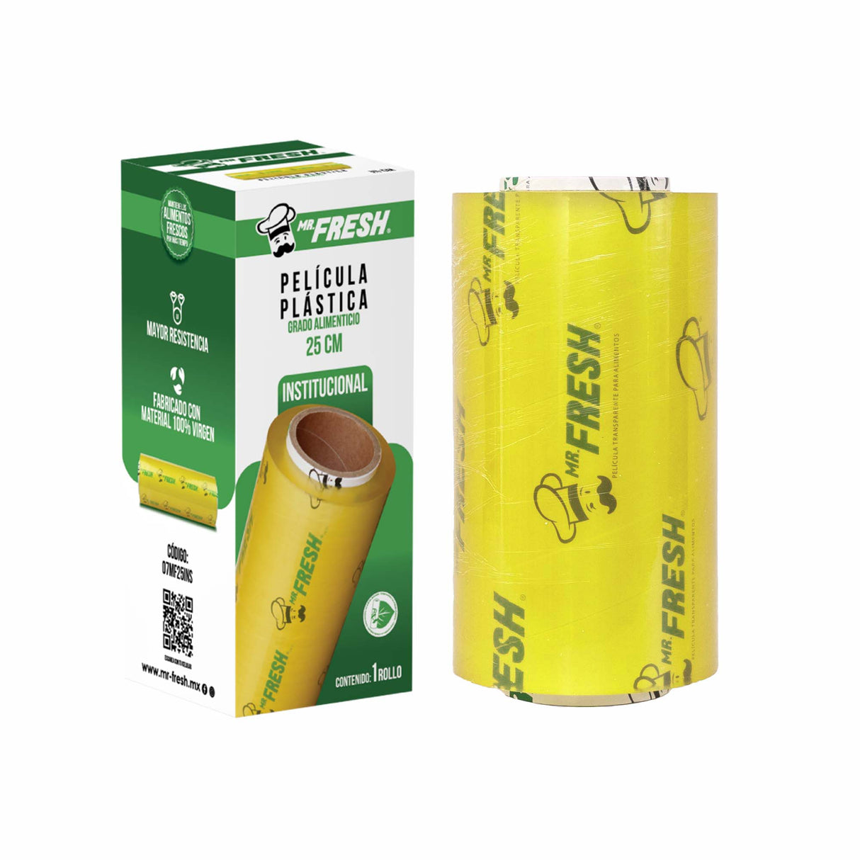 PLASTIC FOOD WRAP MR. FRESH INSTITUCIONAL 10 " INCHES