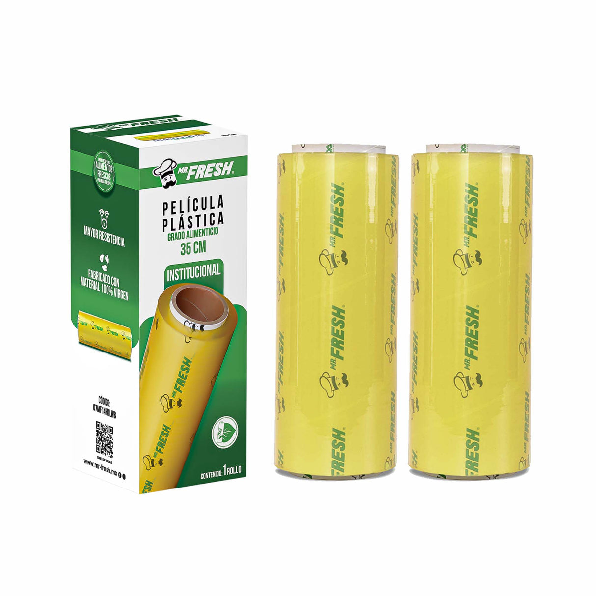 PLASTIC FOOD WRAP MR. FRESH INSTITUCIONAL 14 " INCHES