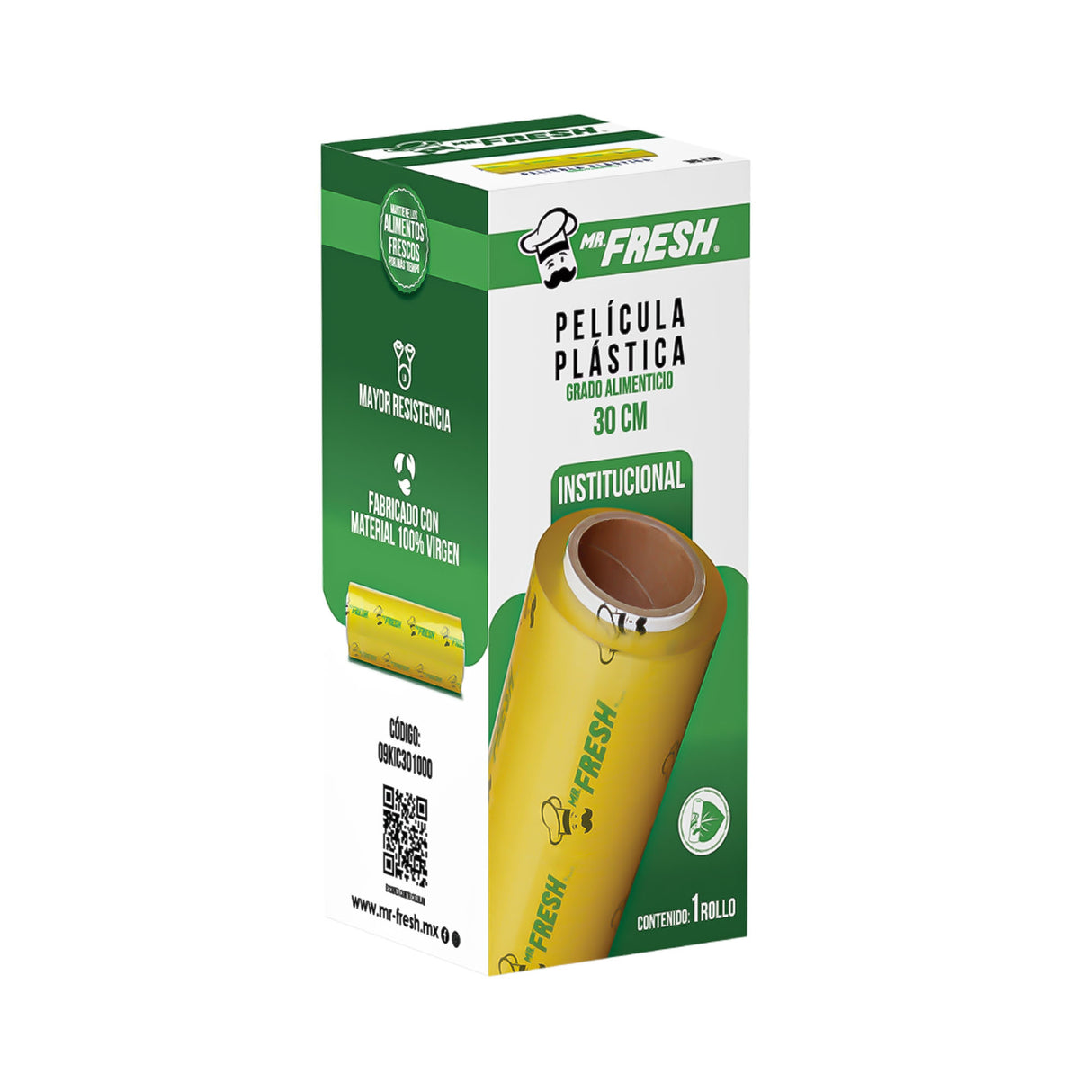 PLASTIC FOOD WRAP MR. FRESH INSTITUCIONAL 12 " INCHES