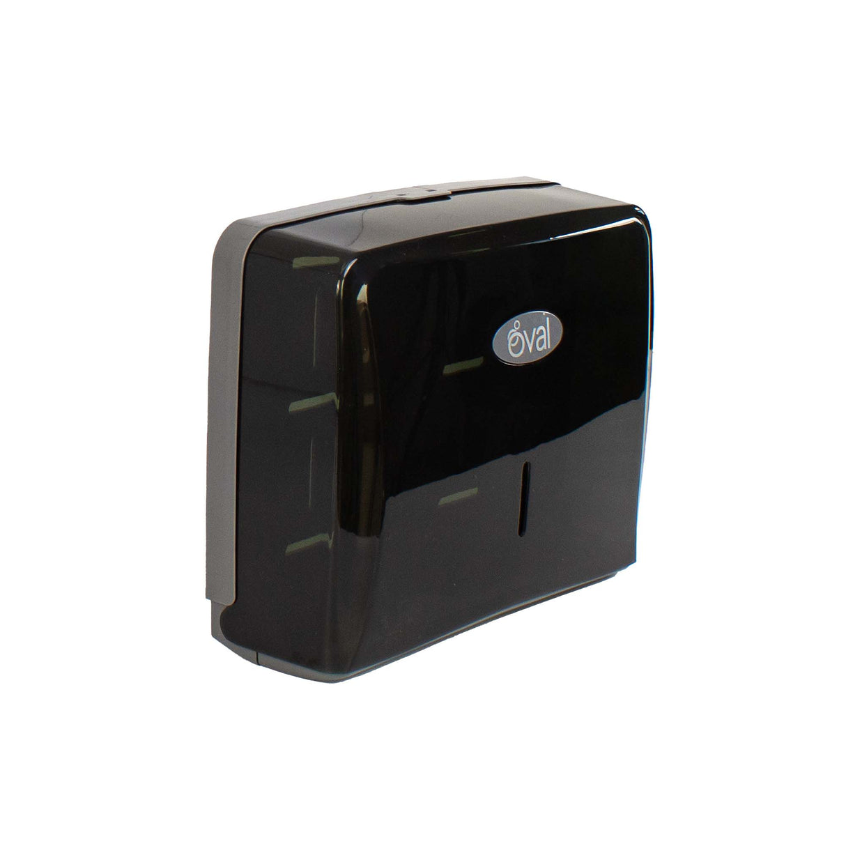 DESPACHADOR OVAL DE TOALLA INTERDOBLADA ECO PP PARA 250 TOALLA COLOR HUMO