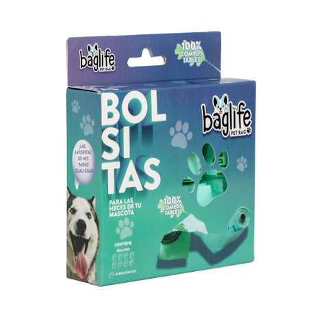 BAGLIFE PUPPY BOX 8 ROLLOS C/120 BOLSAS