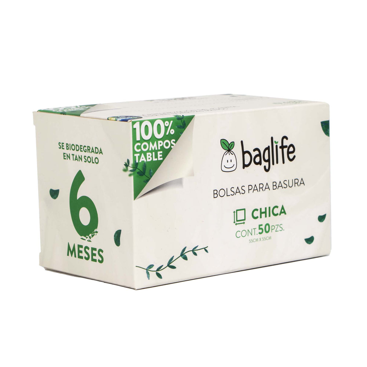 COMPOSTABLE BAGLIFE CHICA 22X22 CAJA C/50 PIEZAS