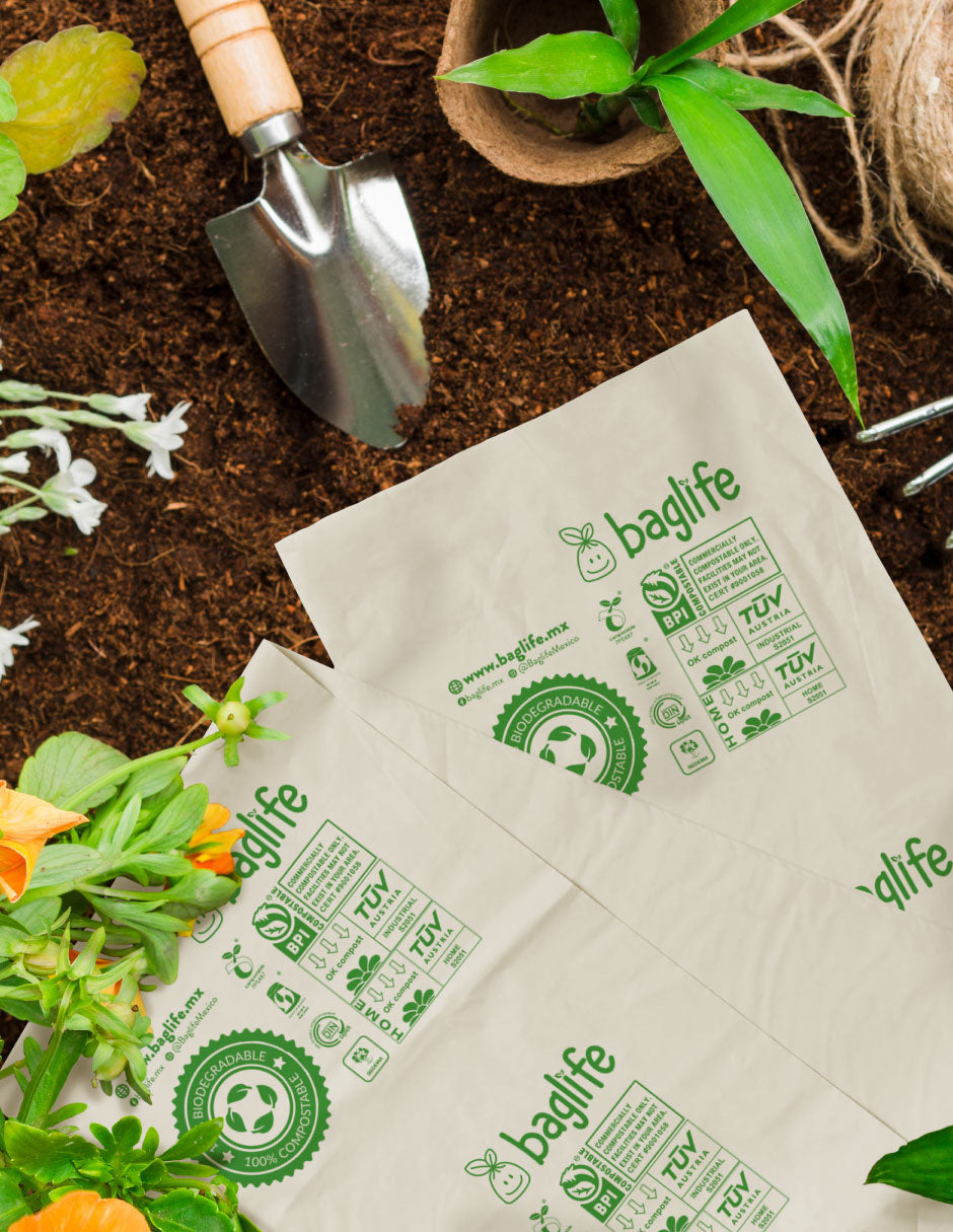 COMPOSTABLE BAGLIFE MEDIANA 25x34 CAJITA C/ 25 PZS