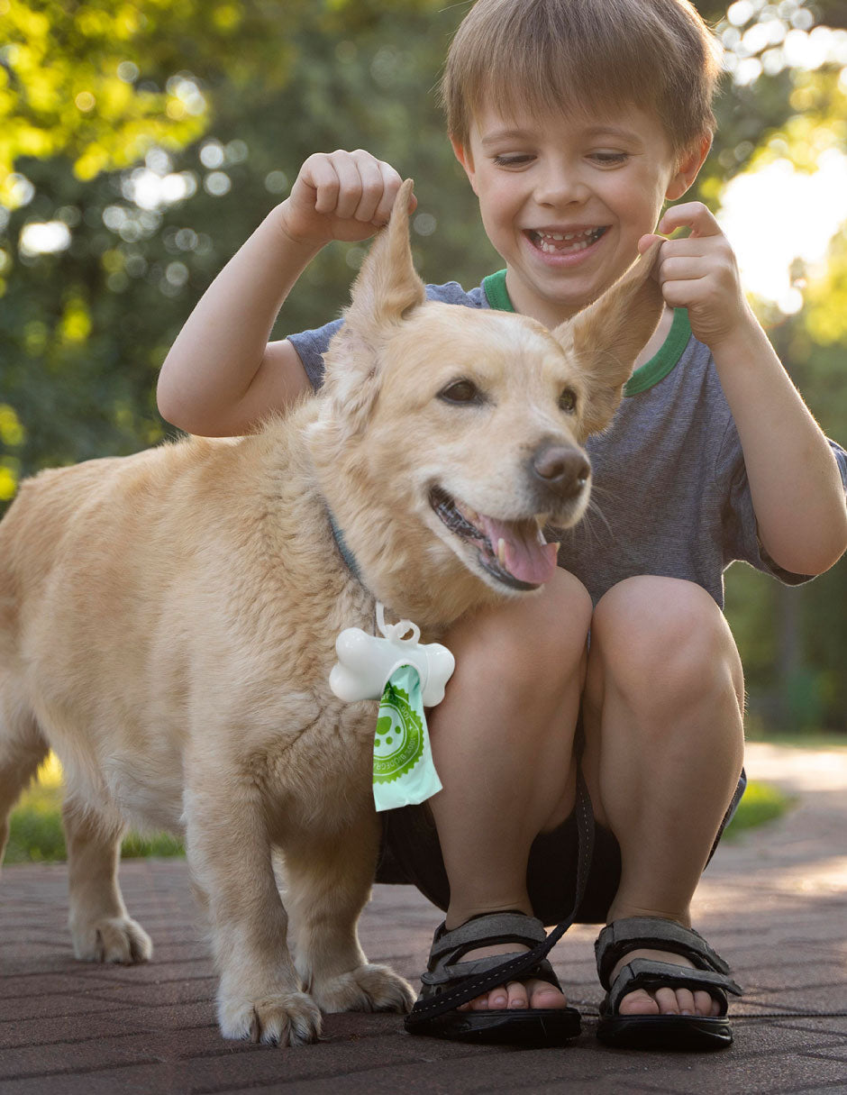 DISPENSADOR DE BOLSA EN FORMA DE HUESITO
