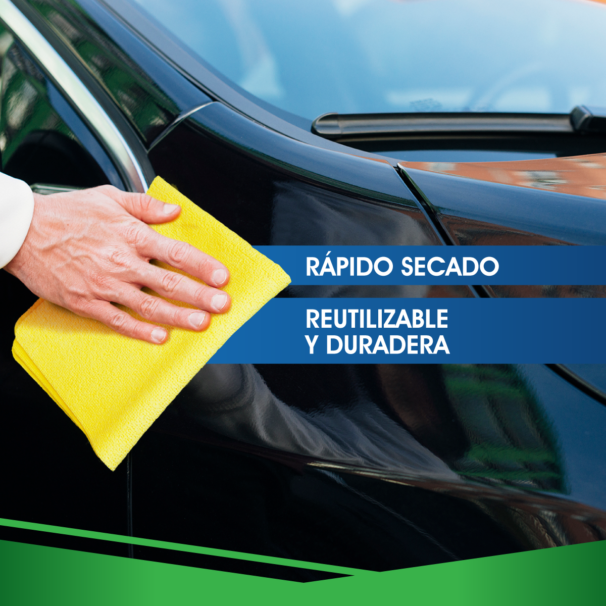 Paquete de 5 Paños de Paño De Microfibra Ultra Dry Pva. Packlife