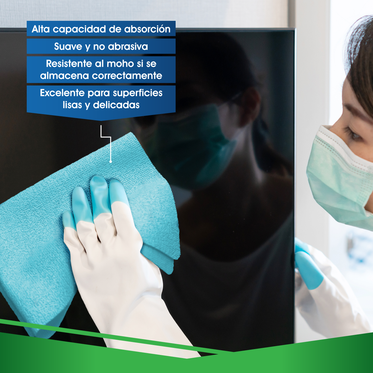 Paquete de 5 Paños de Microfibra Ultra Dry Pva. Packlife