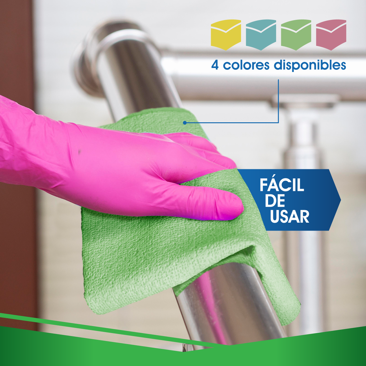 Paquete de 5 Paños de Paño De Microfibra Ultra Dry Pva. Packlife