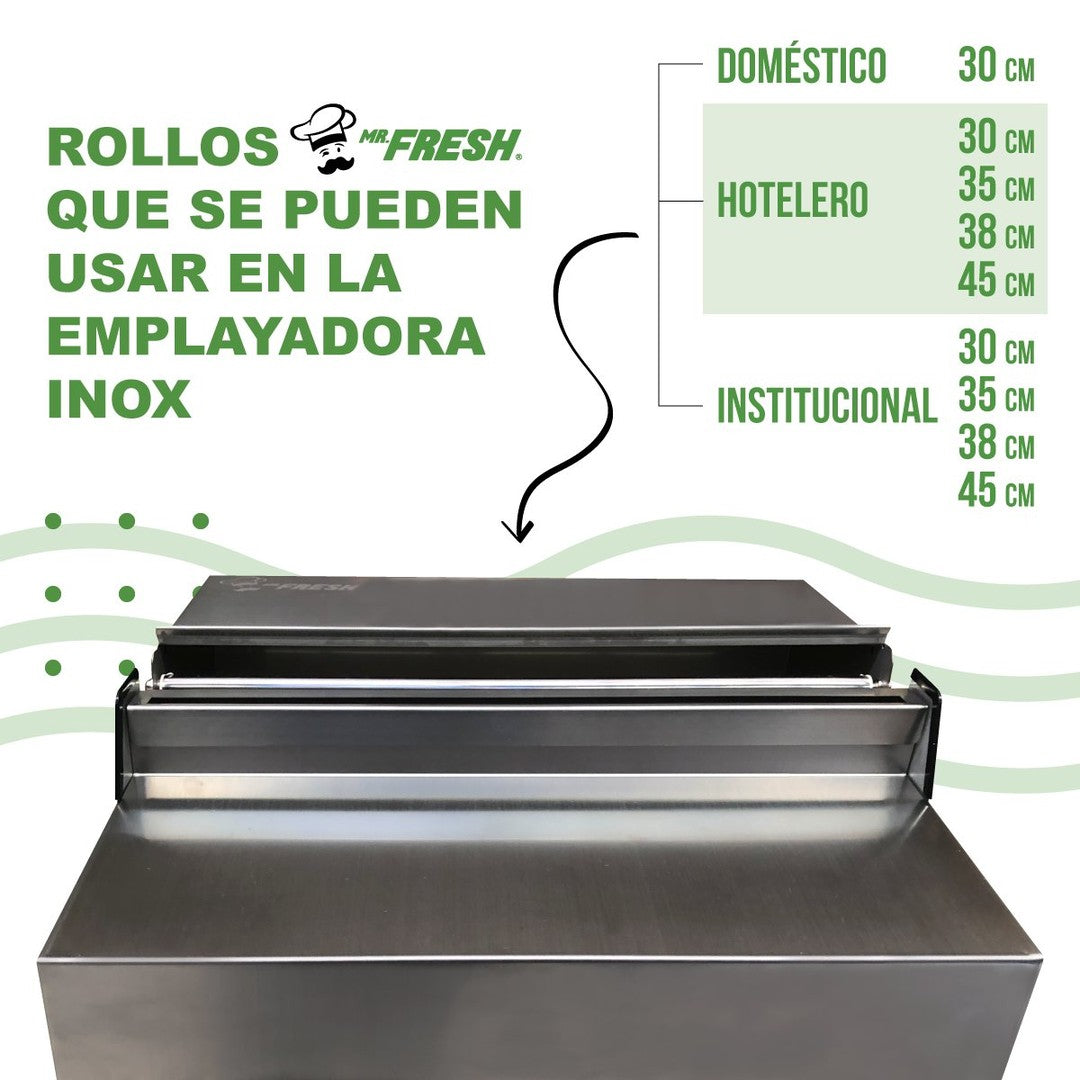 MAQUINA PARA EMPACAR ALIMENTOS INOXIDABLE (HAND WRAPPER)