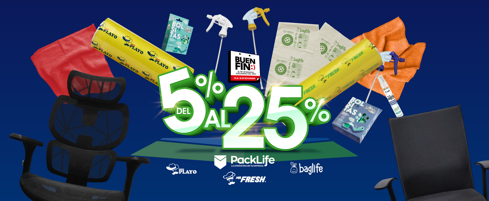 ¡Aprovecha el Buen Fin con PackLife y dale un nuevo brillo a tu hogar!