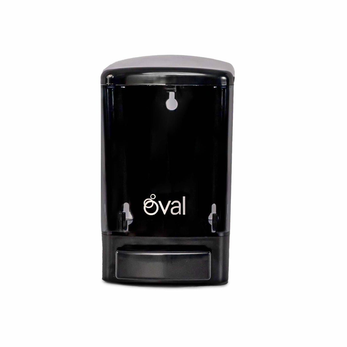 ECO REFILLABLE OVAL SOAP DISH 1 LITER BLACK-SMOKE DV0018